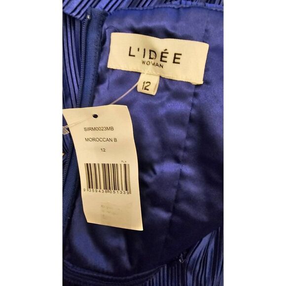 L'ldée's Sirene off-the-shoulder Minidress SZ AU12 US8 - Picture 8 of 8